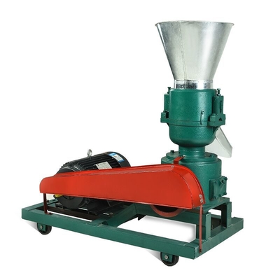 Best Selling High-Efficiency and High-Yield 80-100kg/h Green Color Pellet Machine for Farm Use