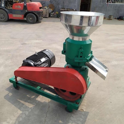 Best Selling High-Efficiency and High-Yield 80-100kg/h Green Color Pellet Machine for Farm Use