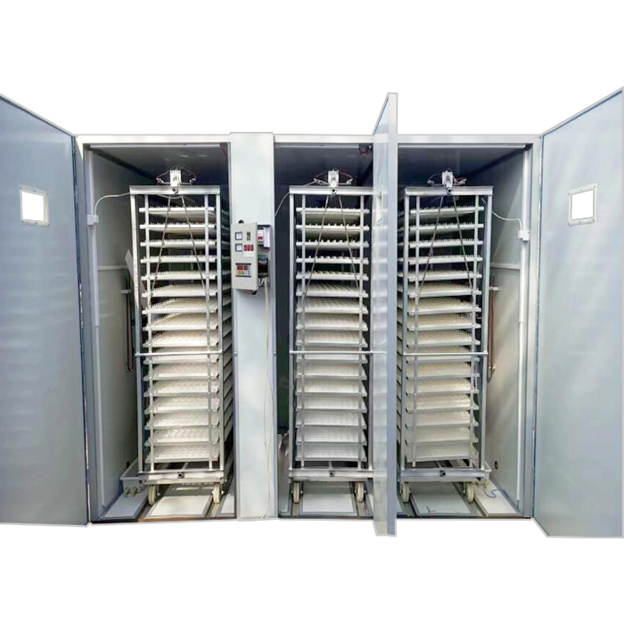 High Quality Full Automatic 16896 Chicken Poultry Egg Incubator 98% Rate New Condition 220V Motor for Home Farm Use